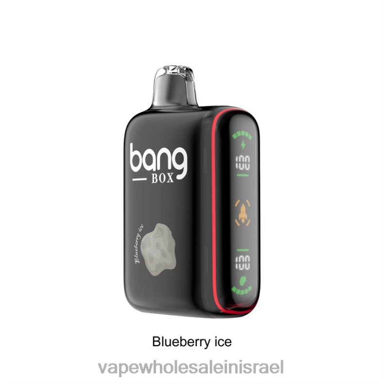 Vape Wholesale Jerusalem - Bang Box תצוגת כוח חכמה של 9000-18000 נשיפות קרח אוכמניות XFRF632