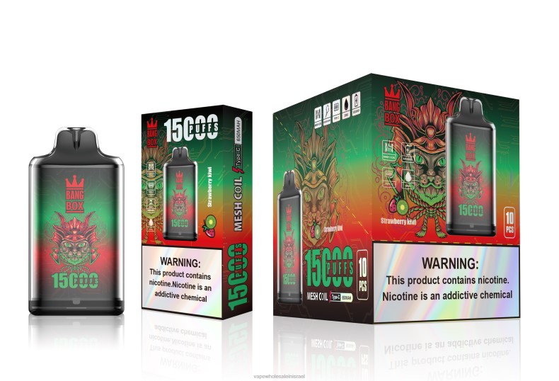 Vape Wholesale Jerusalem - Bang Box s1-15000 שאיפות קיווי תות XFRF6100