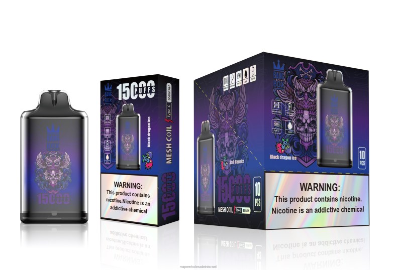 Vape Wholesale Jerusalem - Bang Box s1-15000 שאיפות קרח דרקון שחור XFRF6110