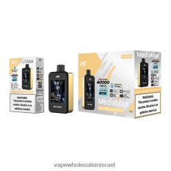 8VP0J15 JNR MediaMax שאיפה של 40 אלף אבטיח מנגו אפרסק - Vape On Sale
