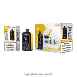 8VP0J16 JNR MediaMax שאיפה של 40 אלף בננה תות - Vape Online Shopping