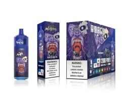 8X822D123 - סיגריה אלקטרונית מומלצת קרח דרקון שחור Bang Box 12000 שאיפות