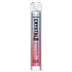 8X822D261 - סיגריה אלקטרונית חד פעמית קרח אבטיח SKE Crystal Bar Vape חד פעמי 600 פחזניות