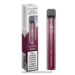 8X822D297 - Vape Wholesale In Israel אבטיח ELFBAR 600V2 20 מ"ג
