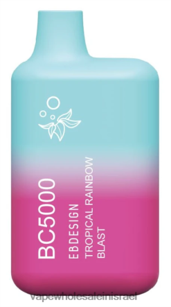 8X822D312 - סיגריה אלקטרונית ללא ניקוטין פיצוץ קשת טרופי ELFBAR BC5000
