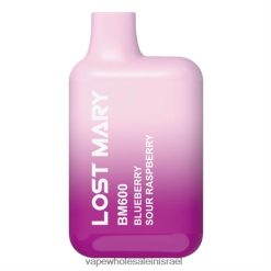 8X822D353 - סיגריה אלקטרונית מומלצת פטל חמוץ אוכמניות LOST MARY BM600