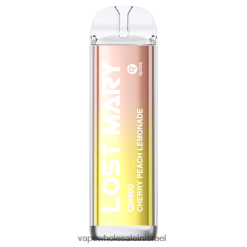 8X822D390 - סיגריה אלקטרונית לימונדה אפרסק דובדבן LOST MARY QM600