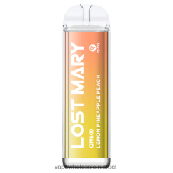 8X822D395 - סיגריה אלקטרונית מחיר לימון אננס אפרסק LOST MARY QM600