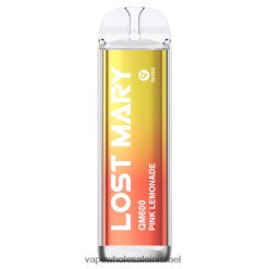8X822D401 - סיגריה אלקטרונית חד פעמית לימונדה ורודה LOST MARY QM600