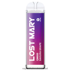 8X822D406 - סיגריה E ענבי סאקורה LOST MARY QM600