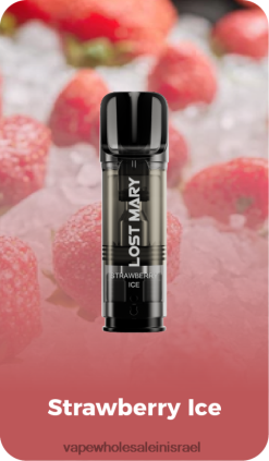 8X822D430 - סיגריה אלקטרונית קרח תות LOST MARY Tappo תרמילים חלופיים מלאים מראש