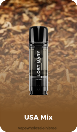 8X822D433 - סיגריה אלקטרונית מומלצת תערובת ארה"ב LOST MARY Tappo תרמילים חלופיים מלאים מראש