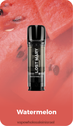 8X822D434 - סיגריה אלקטרונית נטענת אבטיח LOST MARY Tappo תרמילים חלופיים מלאים מראש