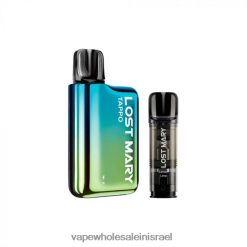 8X822D436 - סיגריה E כחול ירוק x לימון ליים LOST MARY Tappo ערכת pod vape