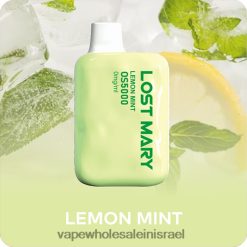 8X822D510 - סיגריה אלקטרונית נענע לימון LOST MARY OS5000 0 מ"ג/מ"ל