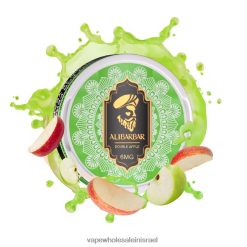 8X822D58 - Vape Wholesale Jerusalem תפוח כפול ALIBARBAR שקית ניקוטין