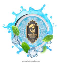 8X822D63 - סיגריה אלקטרונית מומלצת מֶנתוֹל ALIBARBAR שקית ניקוטין