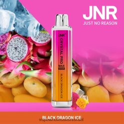 8X822D726 - סיגריה E קרח דרקון שחור JNR CRYSTAL PRO MAX