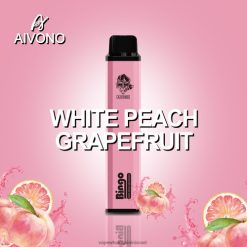 סיגריה אלקטרונית - Aivono AIM BINGO 4000 אשכולית אפרסק לבנה T2JL60134