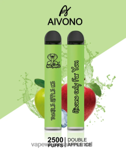 סיגריה אלקטרונית - Aivono AIM SNAKE 2500 קרח תפוח כפול T2JL60304
