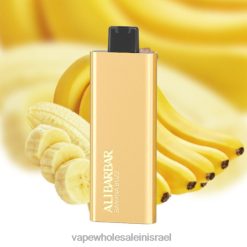 סיגריה אלקטרונית חד פעמית - Alibarbar Pandora 7000 וואפ חד פעמי באז בננה PTX6265