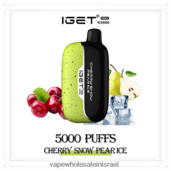 סיגריה אלקטרונית חד פעמית - IGET Moon k5000 64042L5 קרח שלג דובדבן