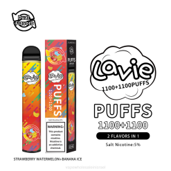 סיגריה אלקטרונית חד פעמית - LAVIE BAR Switch 2200 שאיפות 4820295 קרח תות אבטיח/בננה