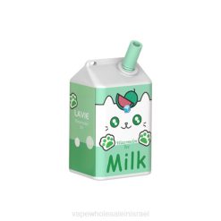 סיגריה אלקטרונית חד פעמית - LAVIE MILK 7000 שאיפות 4820185 קרח אבטיח