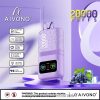 סיגריה אלקטרונית ללא ניקוטין - Aivono AIM magic 20000 קרח ענבים T2JL6086