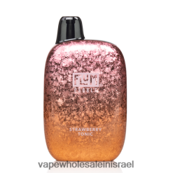 סיגריה אלקטרונית ללא ניקוטין - FLUM PEBBLES 6000 שאיפות טוניק תותים N28TNH46