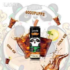 סיגריה אלקטרונית ללא ניקוטין - LAVIE Coke BAR 6000 שאיפות 4820276 קרח קולה