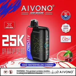 סיגריה אלקטרונית מומלצת - Aivono AIM BOOM 25,000 דובדבן אבטיח קר T2JL60347