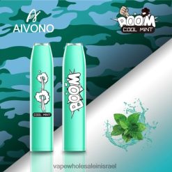 סיגריה אלקטרונית מומלצת - Aivono AIM BOOM 600 מנטה קרירה T2JL60357