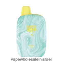 סיגריה אלקטרונית מומלצת - FLUM PEBBLES 6000 שאיפות שחור קפוא N28TNH17