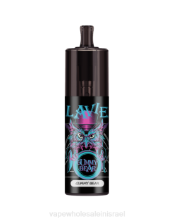 סיגריה אלקטרונית מומלצת - LAVIE COLOUR BAR בקרת זרימת אוויר של 10000 שאיפות 4820337 דוב גומי