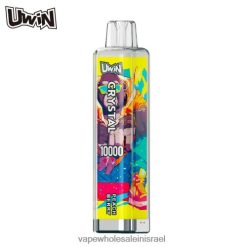 סיגריה אלקטרונית מומלצת - UWIN CRYSTAL 10,000 אדים חד פעמיים ברי אפרסק 8DLLX12