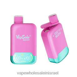 סיגריה אלקטרונית מומלצת - Vapsolo TWINS ואפי חד פעמי קרח דובדבן פטל תות וקרח ענבים PTX62127