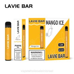 סיגריה אלקטרונית מחיר - LAVIE BAR 800 שאיפות 4820309 קרח מנגו