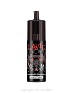 סיגריה אלקטרונית מחיר - LAVIE COLOUR BAR בקרת זרימת אוויר של 10000 שאיפות 4820329 קרח תפוח חמוץ