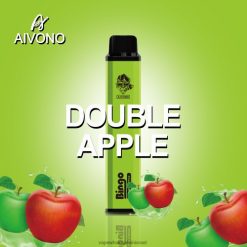 סיגריה אלקטרונית נטענת - Aivono AIM BINGO 4000 תפוח כפול T2JL60138