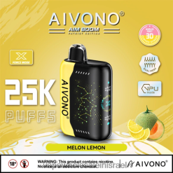 סיגריה אלקטרונית נטענת - Aivono AIM BOOM 25,000 מלון לימון T2JL60348