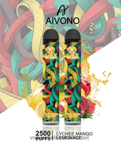 סיגריה אלקטרונית נטענת - Aivono AIM SNAKE 2500 לימונדה מנגו ליצ'י T2JL60308