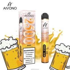סיגריה אלקטרונית נטענת - Aivono AIM STICK 2500 בִּירָה T2JL60148