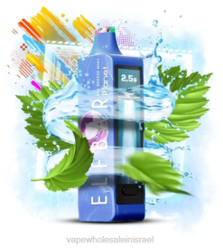 סיגריה אלקטרונית נטענת - Elf Bar Planet 25,000 רוח ים מנטה 8LHL18