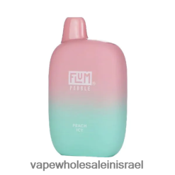 סיגריה אלקטרונית נטענת - FLUM PEBBLES 6000 שאיפות אפרסק קפוא N28TNH38