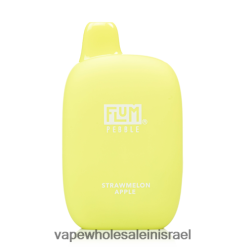 סיגריה אלקטרונית נטענת - FLUM PEBBLES 6000 שאיפות תפוח קש N28TNH48