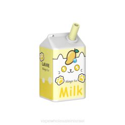 סיגריה אלקטרונית נטענת - LAVIE MILK 7000 שאיפות 4820178 קרח מנגו