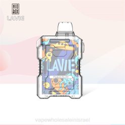 סיגריה אלקטרונית נטענת - LAVIE NIO BOX 9000 שאיפות 4820198 שזיף אפרסק