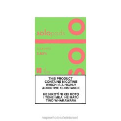 סיגריה אלקטרונית נטענת - Solo תרמיל חלופי 2 חבילה תפוח חמוץ N68L458