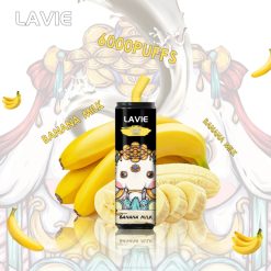סיגריה אלקטרונית - LAVIE Coke BAR 6000 שאיפות 4820274 חלב בננה